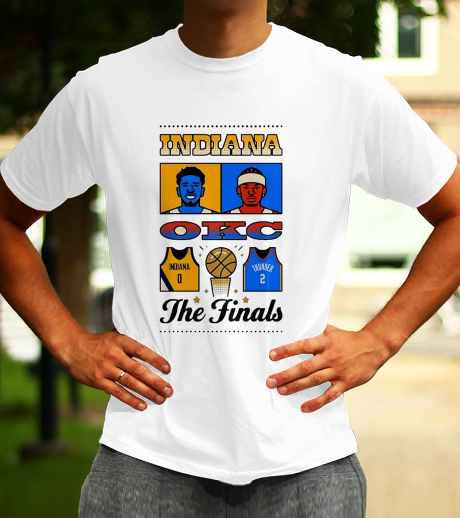 Indiana OKC Basketball The Finals Faceoff T-Shirt