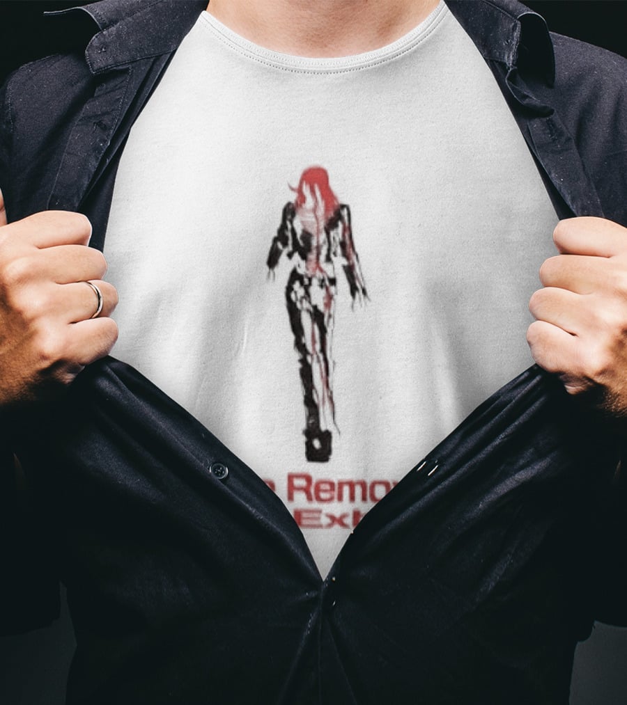 Jane Remover Live Exhibit Red Mysterious Figure T-Shirt