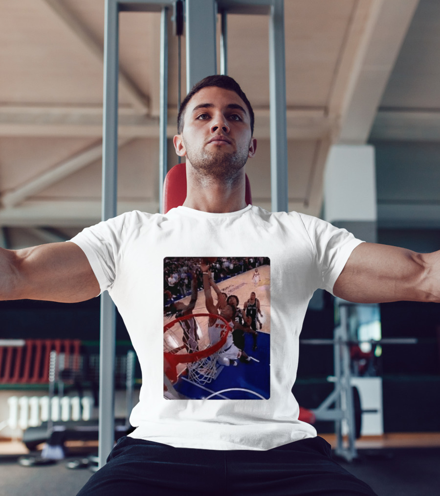 OG Anunoby Laocoon Knicks Game 4 Basketball Moment T-Shirt