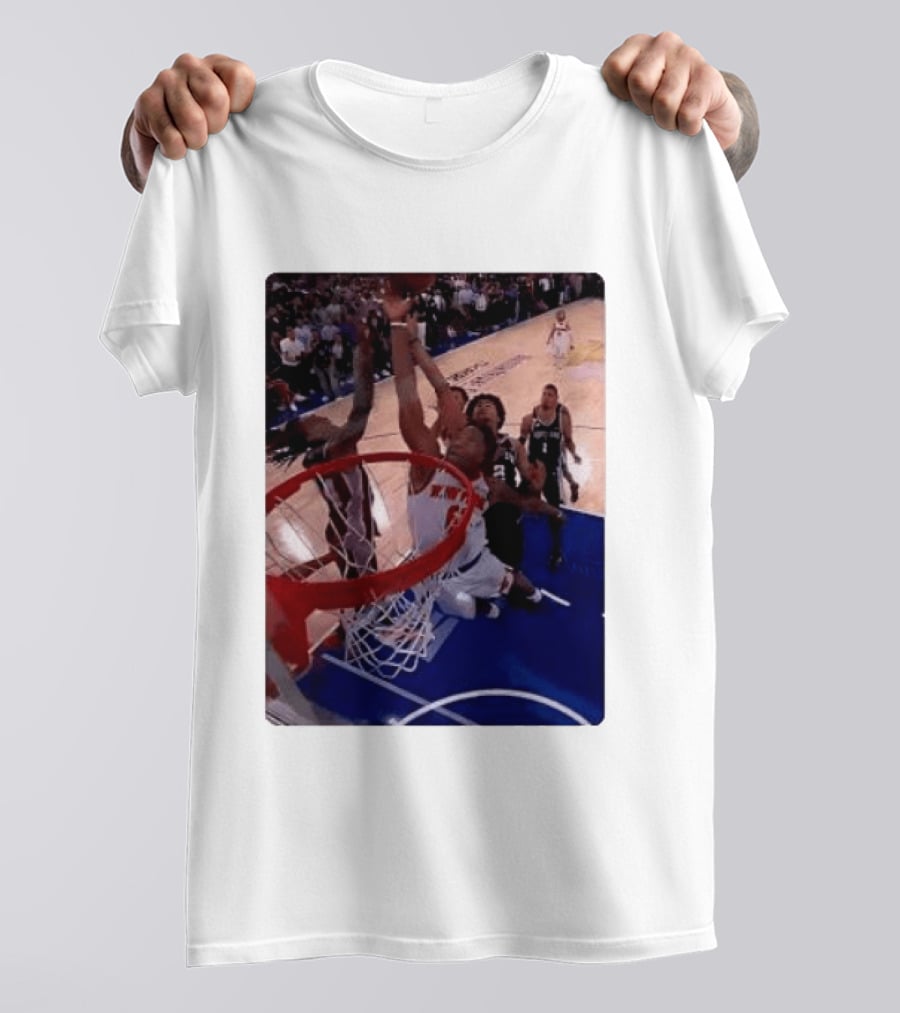 OG Anunoby Laocoon Knicks Game 4 Basketball Moment T-Shirt