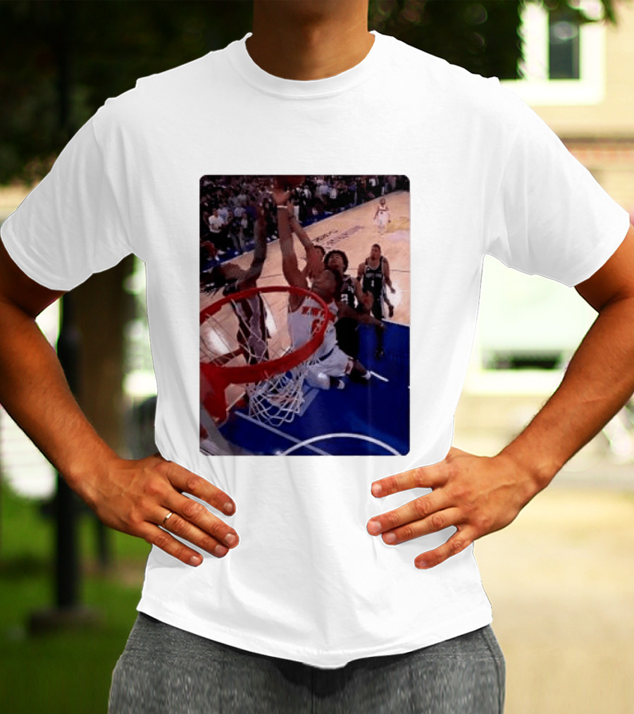 OG Anunoby Laocoon Knicks Game 4 Basketball Moment T-Shirt