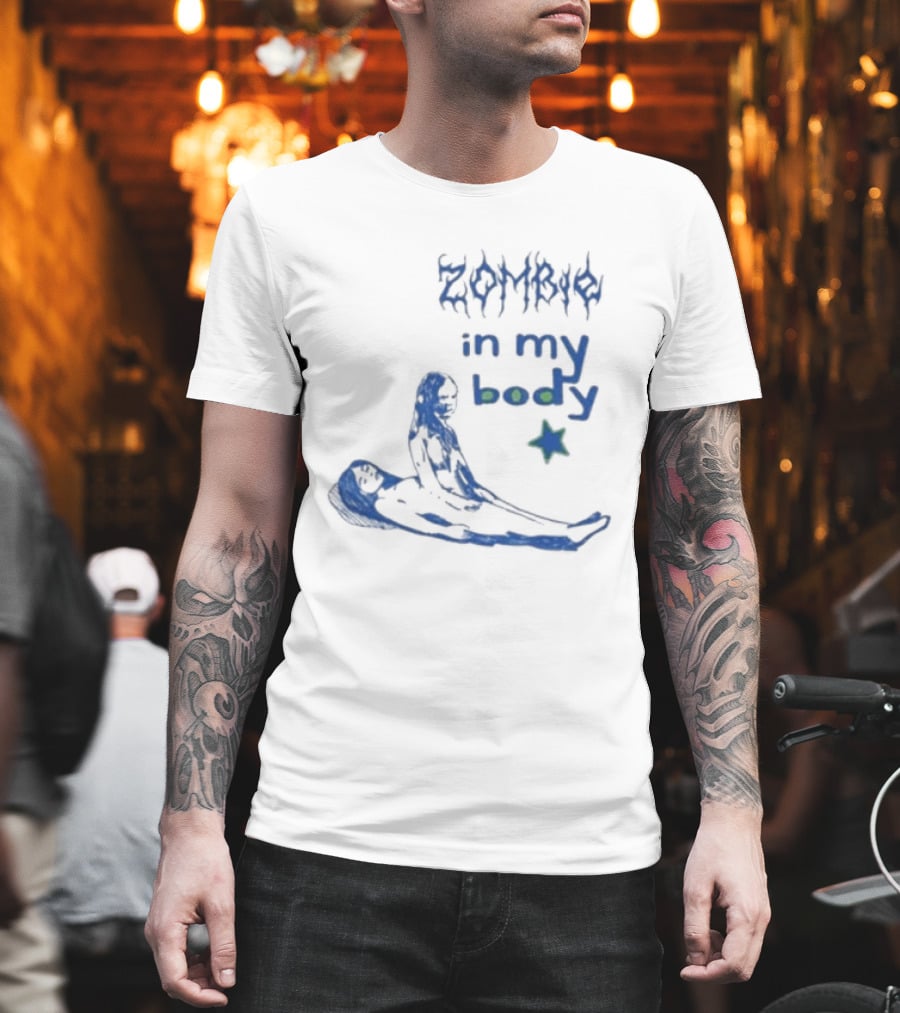 Olivia Rodrigo Zombie In My Body Blue Sketchy T-Shirt