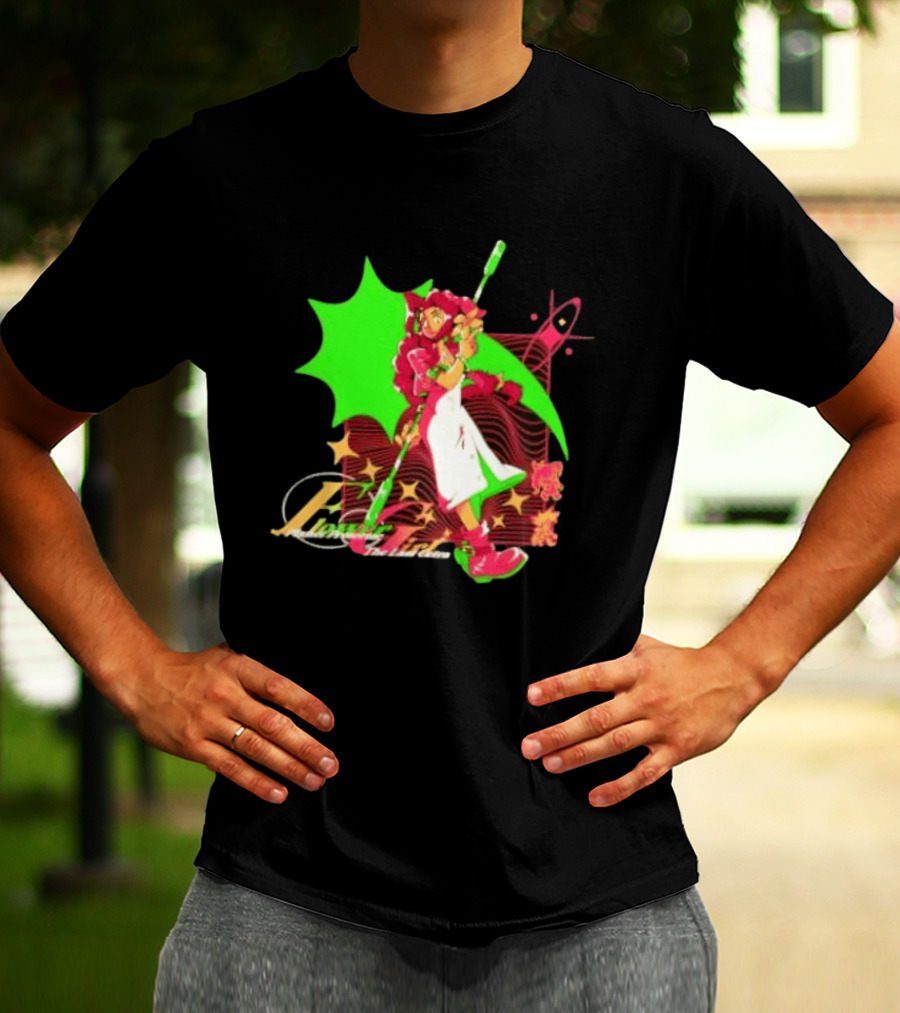 Aerith Gainsborough Final Fantasy VII Flower Girl Planet Protector Last Cetra Fantasy Art Nouveau T-Shirt