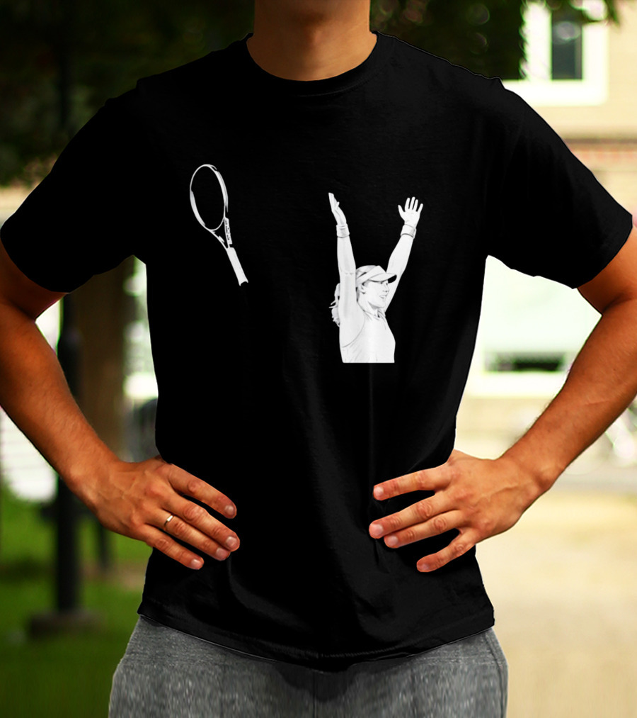Babolat Tennis Player Celebration Arms Raised Victory T-Shirt