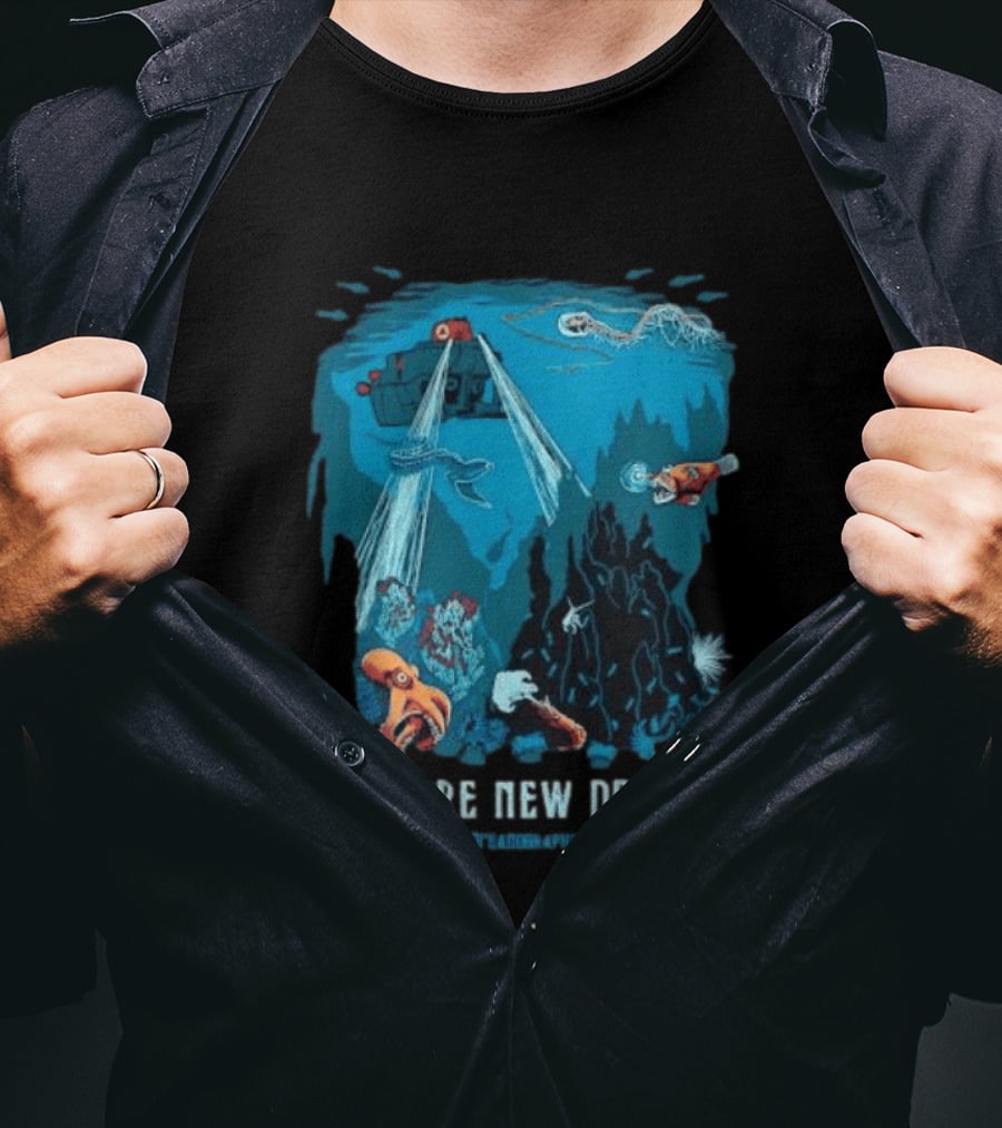 Explore New Depths Woods Hole Oceanographic Institution Submarine Adventure Ocean Exploration T-Shirt