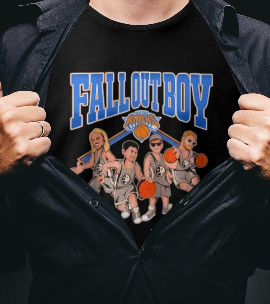 Fall Out Boy New York Knicks So Much For Our Dust Basketball Band Effort T-Shirt