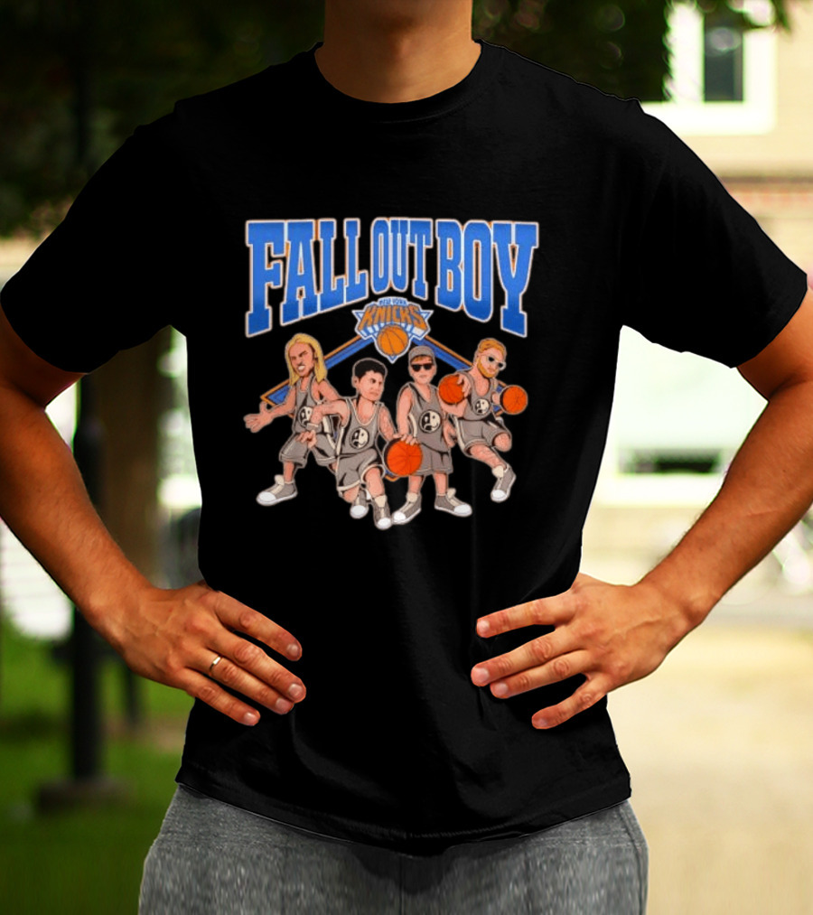 Fall Out Boy New York Knicks So Much For Our Dust Basketball Band Effort T-Shirt