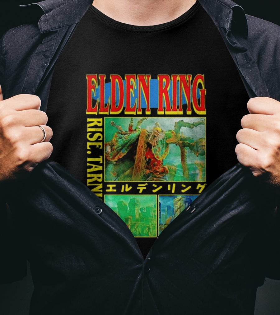 Elden Ring Godrick The Grafted Rise Tarnished Japanese T-Shirt