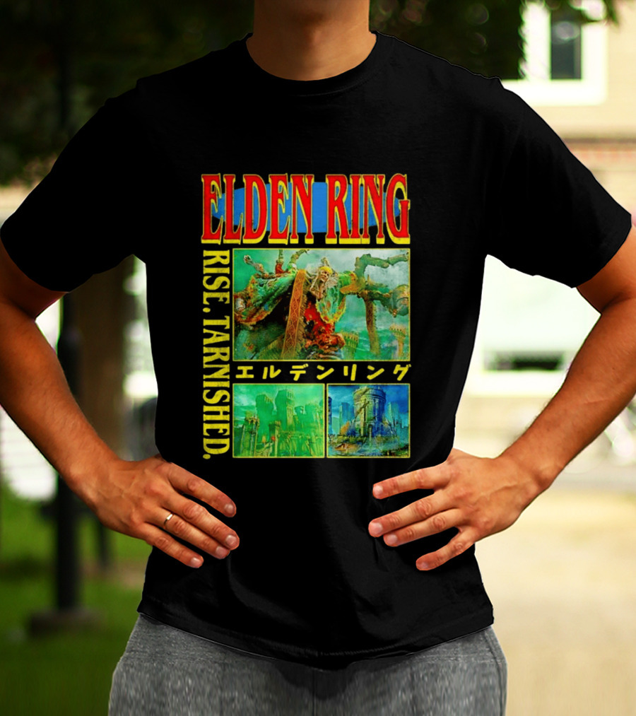 Elden Ring Godrick The Grafted Rise Tarnished Japanese T-Shirt