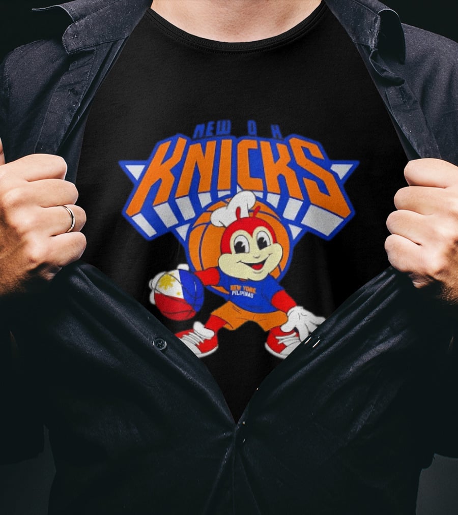 Jollibee New York Pilipinas Knicks Basketball T-Shirt