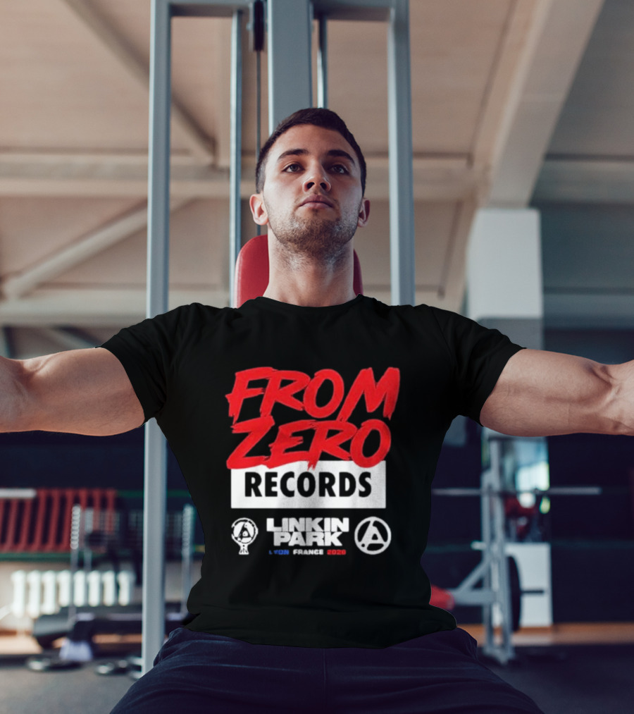 From Zero Records Linkin Park Lyon France 2026 T-Shirt