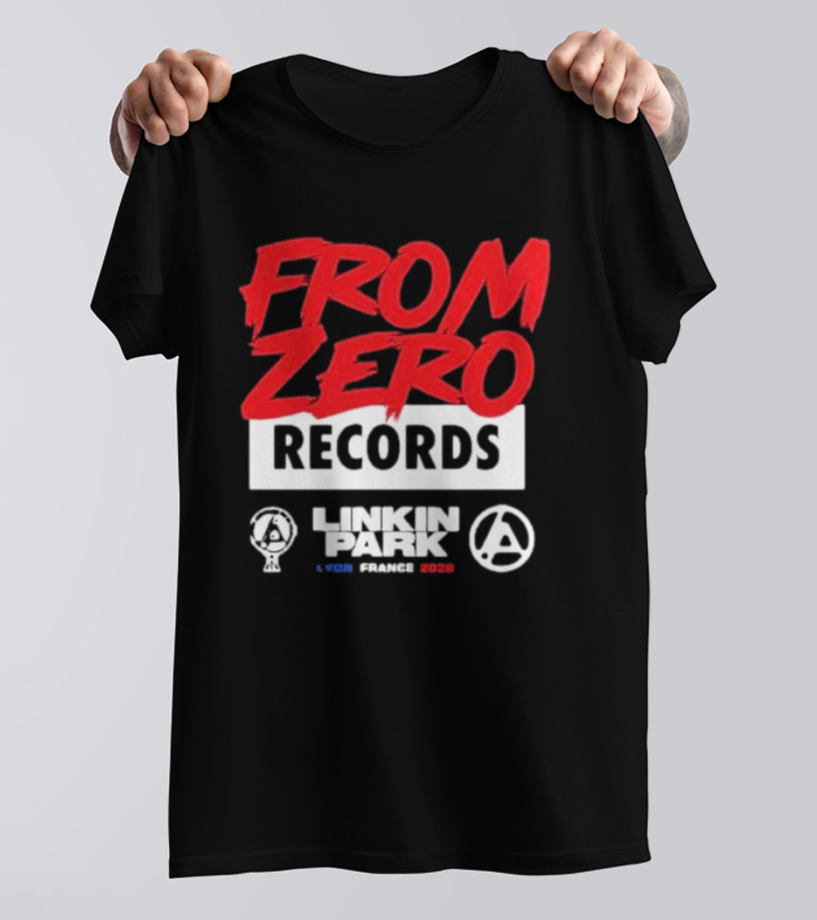 From Zero Records Linkin Park Lyon France 2026 T-Shirt