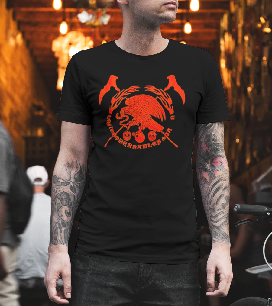 Mexican Eagle Los Irreborrables De Japor Skull T-Shirt