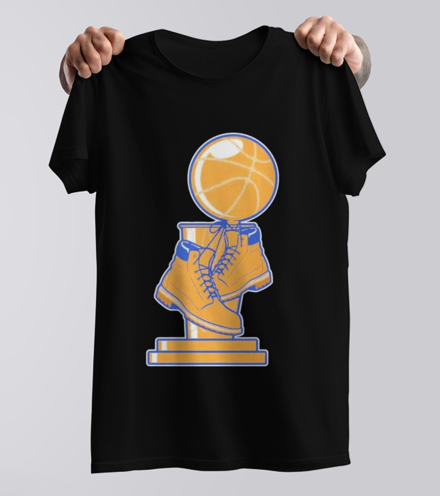 NY Basketball Trophy Timberland Boots T-Shirt
