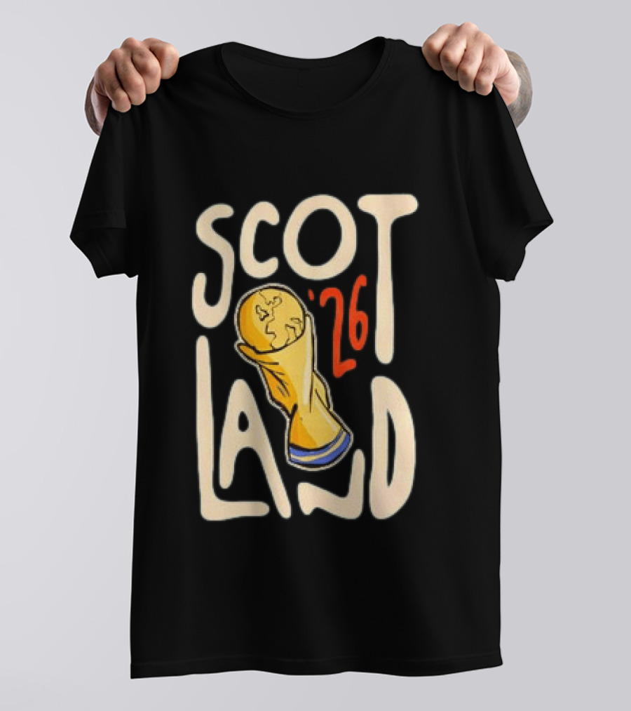 Scotland 2026 Trophy Cup Celebration T-Shirt