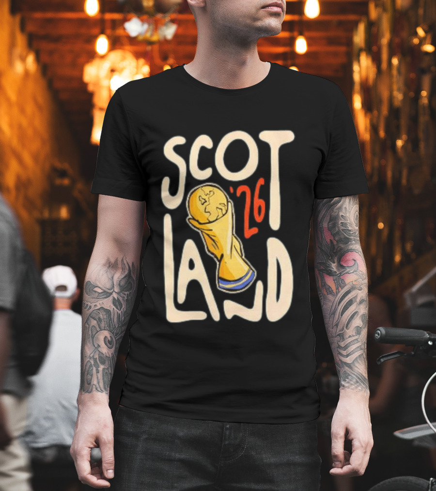 Scotland 2026 Trophy Cup Celebration T-Shirt