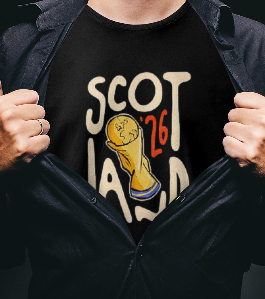 Scotland 2026 Trophy Cup Celebration T-Shirt