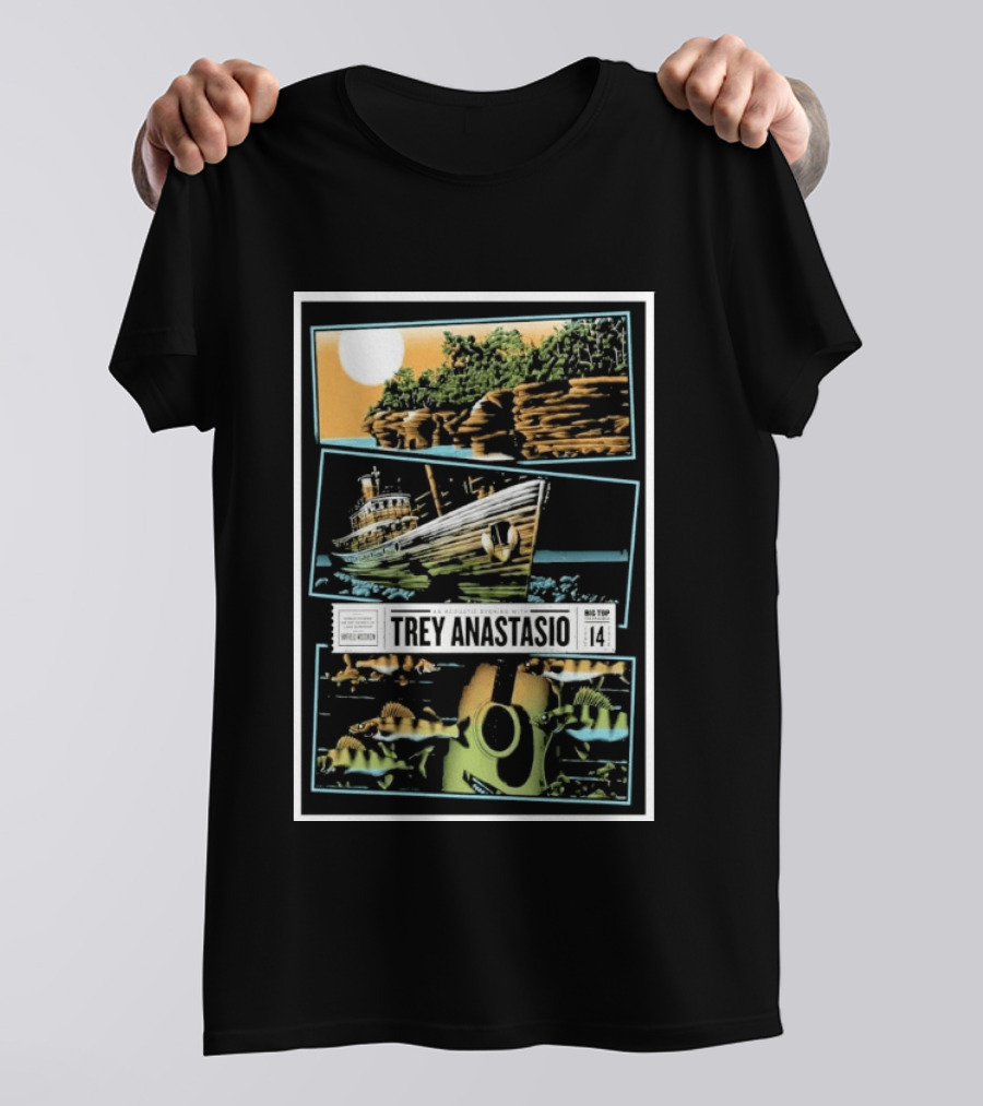 Trey Anastasio Acoustic Evening June 14 Bayfield Tour Big Top Venue Official Event T-Shirt