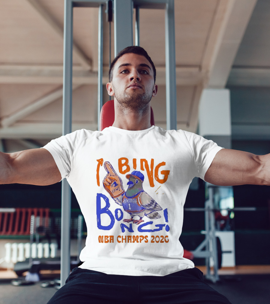 New York Pigeon BING BONG #1 Fan NBA Champs 2026 T-Shirt