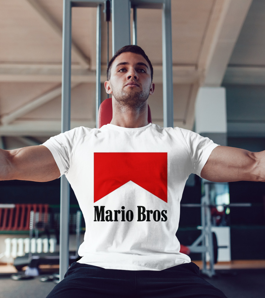 Mario Bros Red Banner T-Shirt
