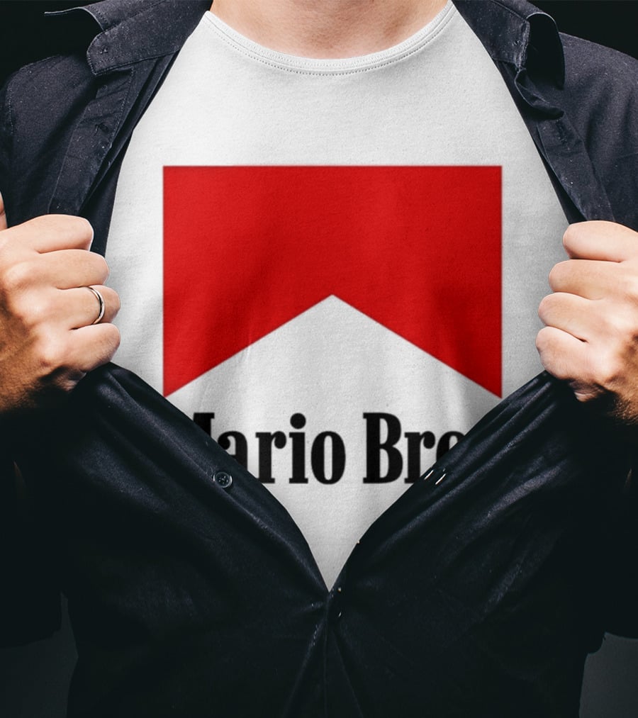Mario Bros Red Banner T-Shirt