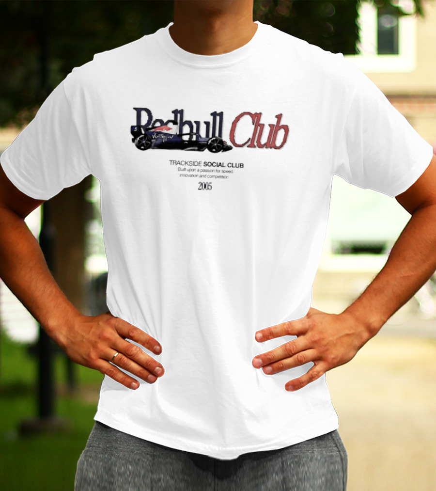 Verstappen Red Bull Club Trackside Social 2005 Racing Redbull T-Shirt