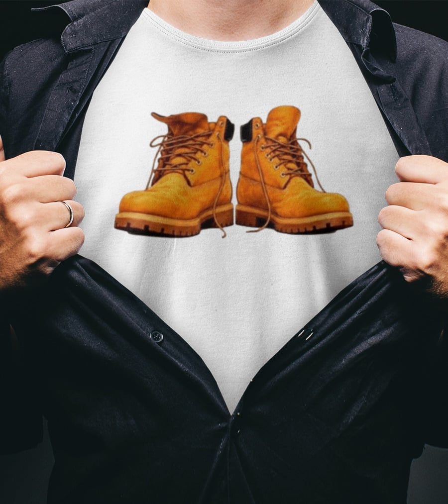 New York Forever Timberland Style Boots T-Shirt