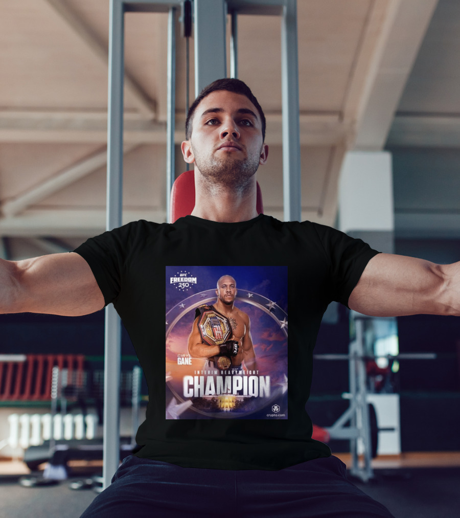 UFC Freedom 250 Ciryl Gane Interim Heavyweight Champion Crypto.com T-Shirt