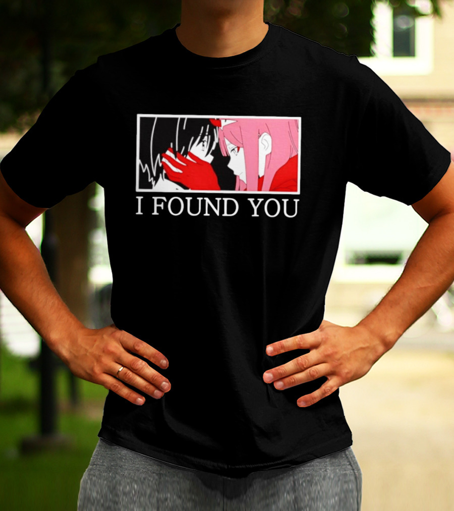 Hiro Zero Two Darling In The Franxx I Found You Anime Manga Pair Scene T-Shirt