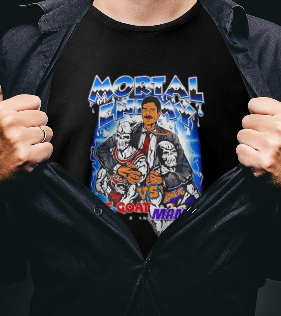 Mortal Enemy The GOAT Vs Mamba Michael Jordan Kobe Bryant Be Legendary T-Shirt