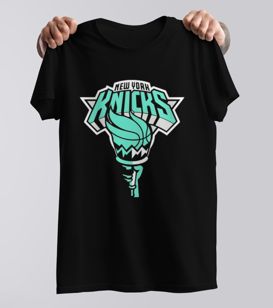 New York Liberty New York Knicks Basketball Mashup T-Shirt