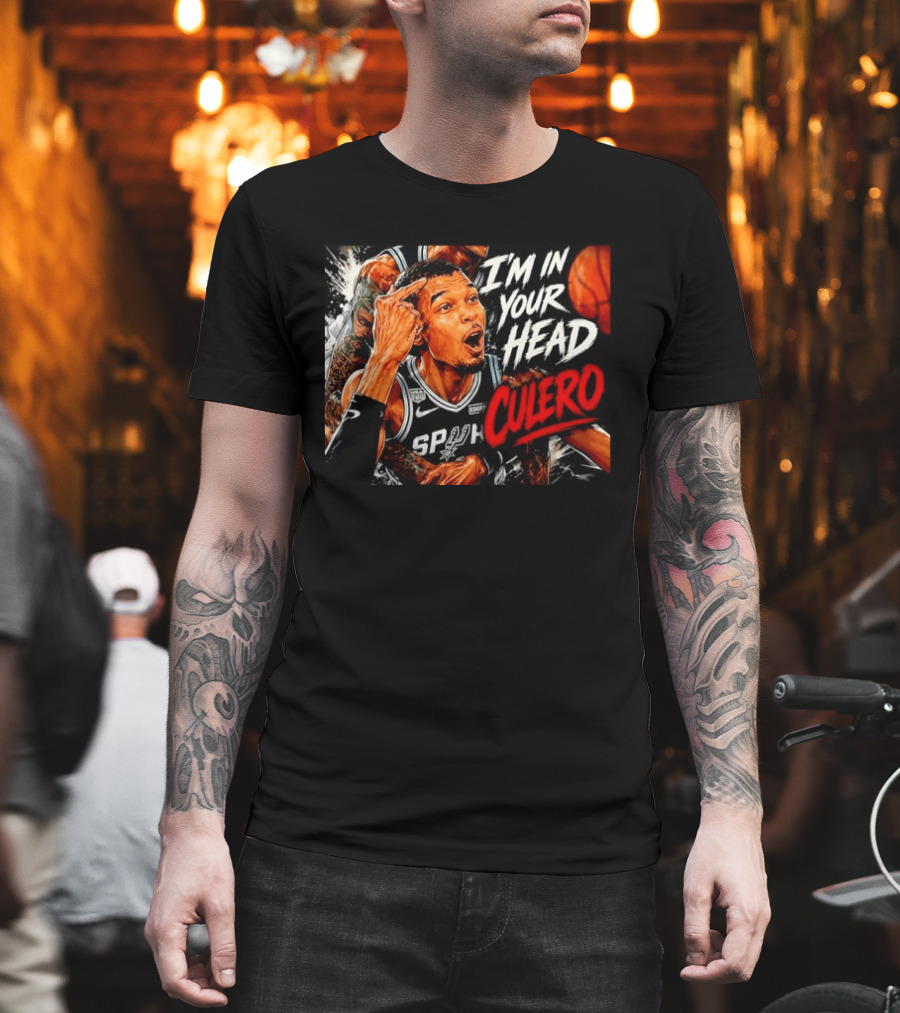 I'm In Your Head Culero Jeremy Sochan San Antonio Spurs NBA T-Shirt