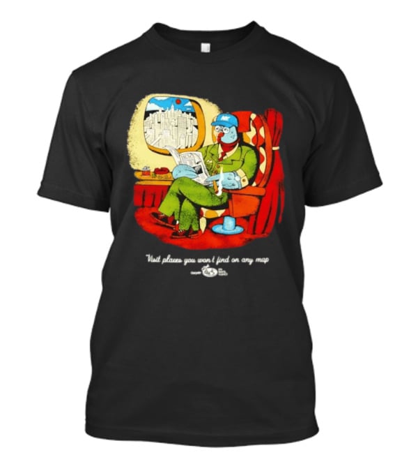 The Travel Agency Mile High Flyer Bird NY Visit Places You Won't Find On Any Map T-Shirt