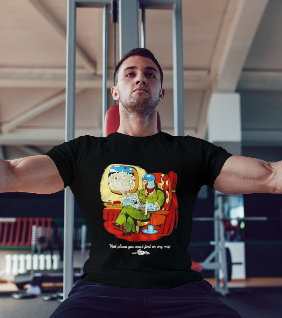 The Travel Agency Mile High Flyer Bird NY Visit Places You Won't Find On Any Map T-Shirt
