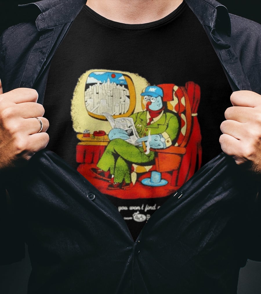 The Travel Agency Mile High Flyer Bird NY Visit Places You Won't Find On Any Map T-Shirt