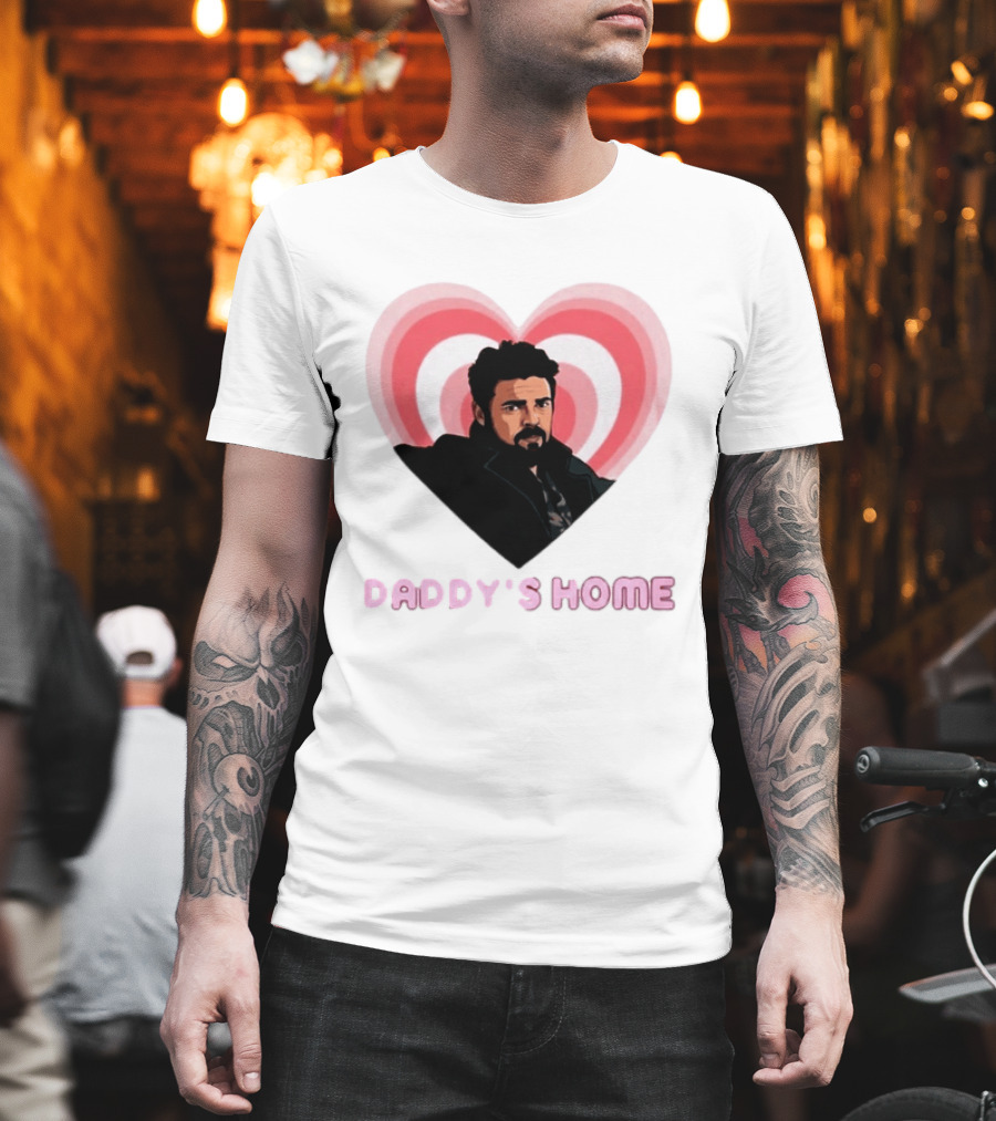Daddy's Home The Boys Billy Butcher Heart T-Shirt