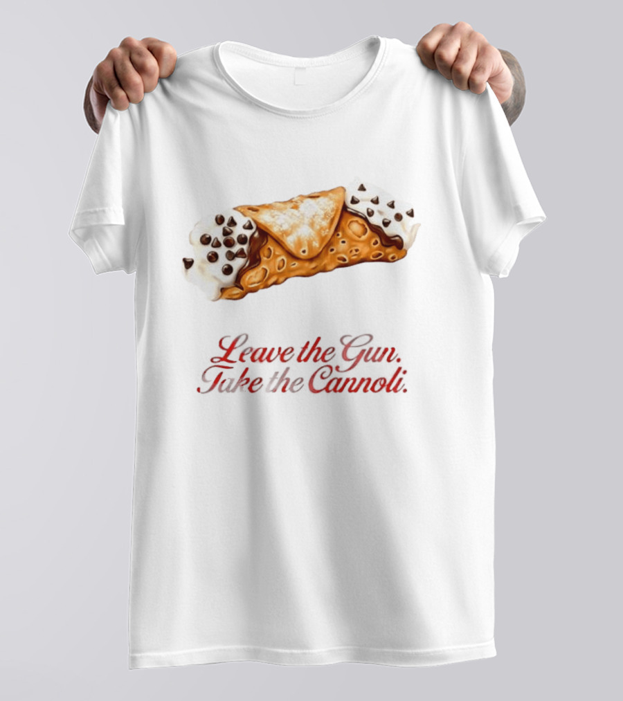 Clemenza The Godfather Leave The Gun Take The Cannoli Movie Mens Cannoli T-Shirt
