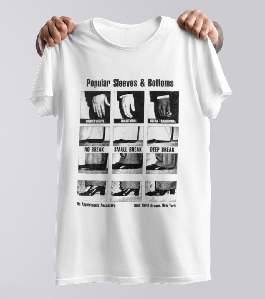 Popular Sleeves And Bottoms No Appointments Necessary 1000 Third Avenue NYC Nine Square T-Shirt