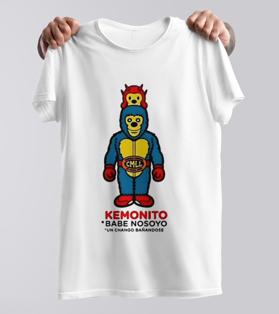 Kemonito CMLL Babe Nosoyo Un Chango Banandose Baby Milo T-Shirt