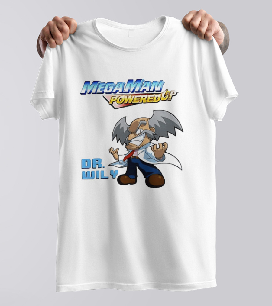 Mega Man Powered Up Dr Wily T-Shirt