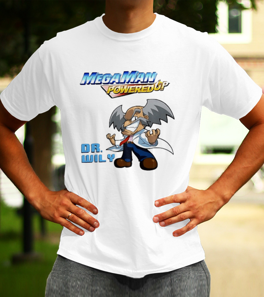 Mega Man Powered Up Dr Wily T-Shirt