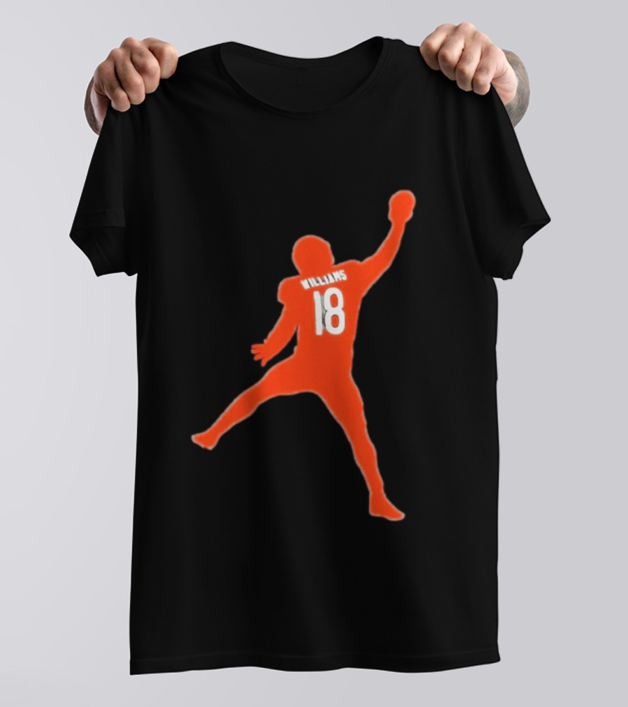Chicago Bears Caleb Williams 18 Iceman Football Player T-Shirt