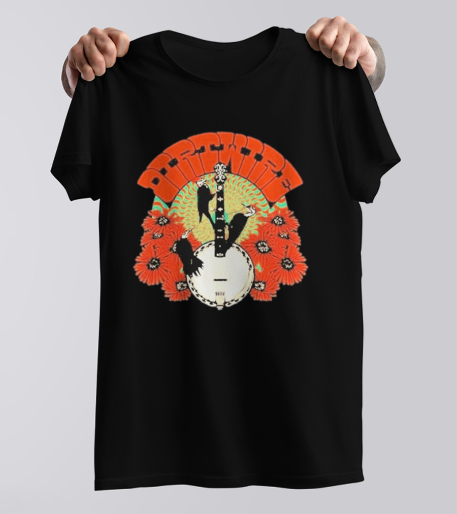 Dirtwire June 2026 Red Rocks Banjo And Crow Floral T-Shirt