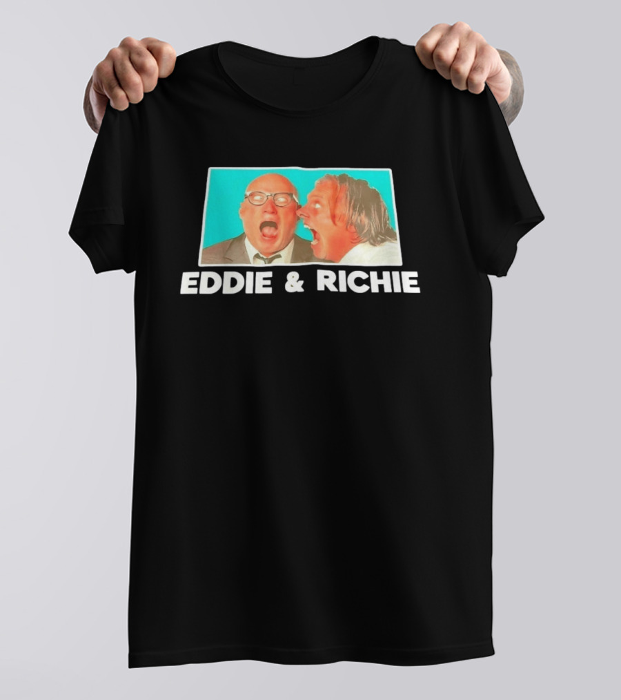 Eddie And Richie It's The Gas Man Classic Comedy Duo T-Shirt