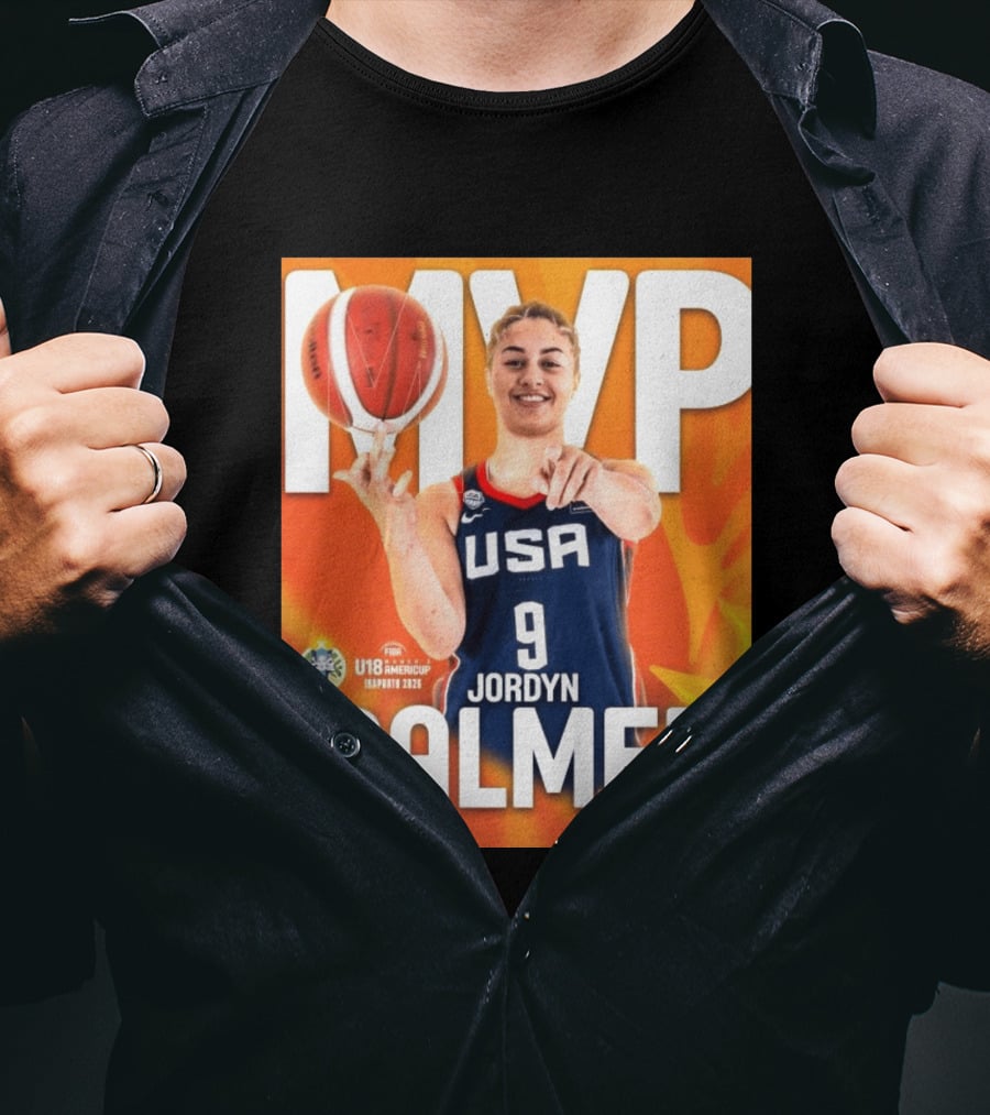 USA Basketball Jordyn Palmer MVP FIBA U18 Women's AmeriCup 2026 T-Shirt
