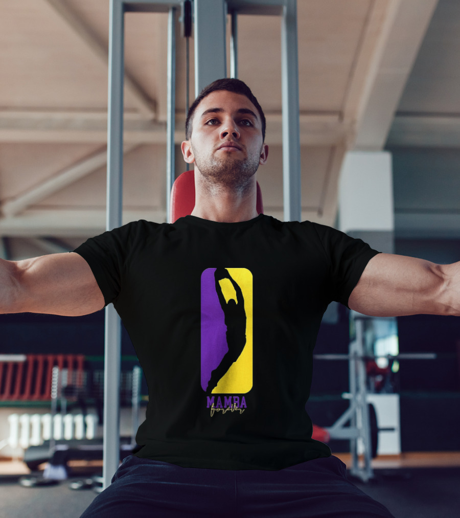 Kobe Bryant Los Angeles Lakers Mamba Forever Purple Gold T-Shirt