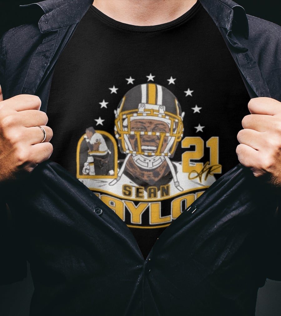 Sean Taylor 21 Washington Commanders Football Legacy Stars T-Shirt