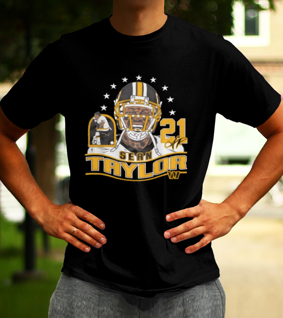 Sean Taylor 21 Washington Commanders Football Legacy Stars T-Shirt