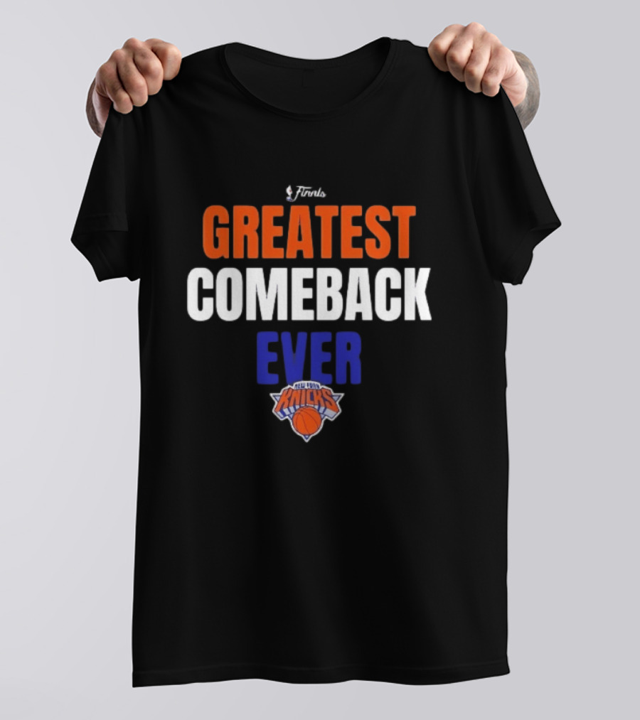 CHAMPIONS New York Knicks Evil Clown Basketball Trophy Champagne T-Shirt