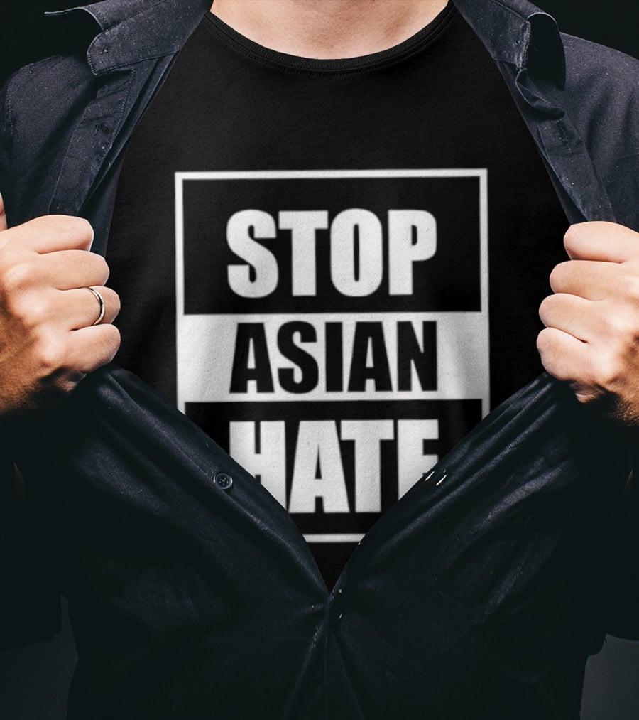 Stop Asian Hate Movement Support Activism For Social Justice Awareness T-Shirt